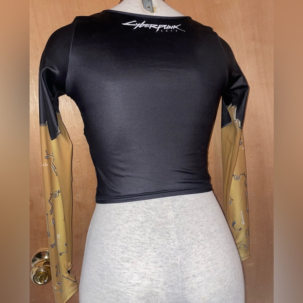 RARE Blackmilk Cyberpunk 2077 Crop Top - Picture 12 of 16